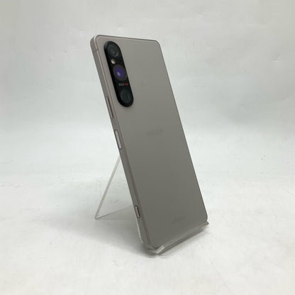 【全額返金保証】【最速発送】Sony Xperia 1 V 512GB Platinum Silver SIMフリー XQ-DQ44 白ロム 超美品 動作確認済