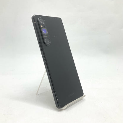 【最速発送】Sony Xperia 1 V 512GB ブラック SIMフリー XQ-DQ44 白ロム【難有】