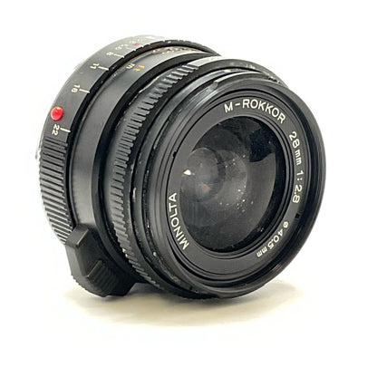 【最速発送】Minolta M-ROKKOR 28mm F2.8【難有】