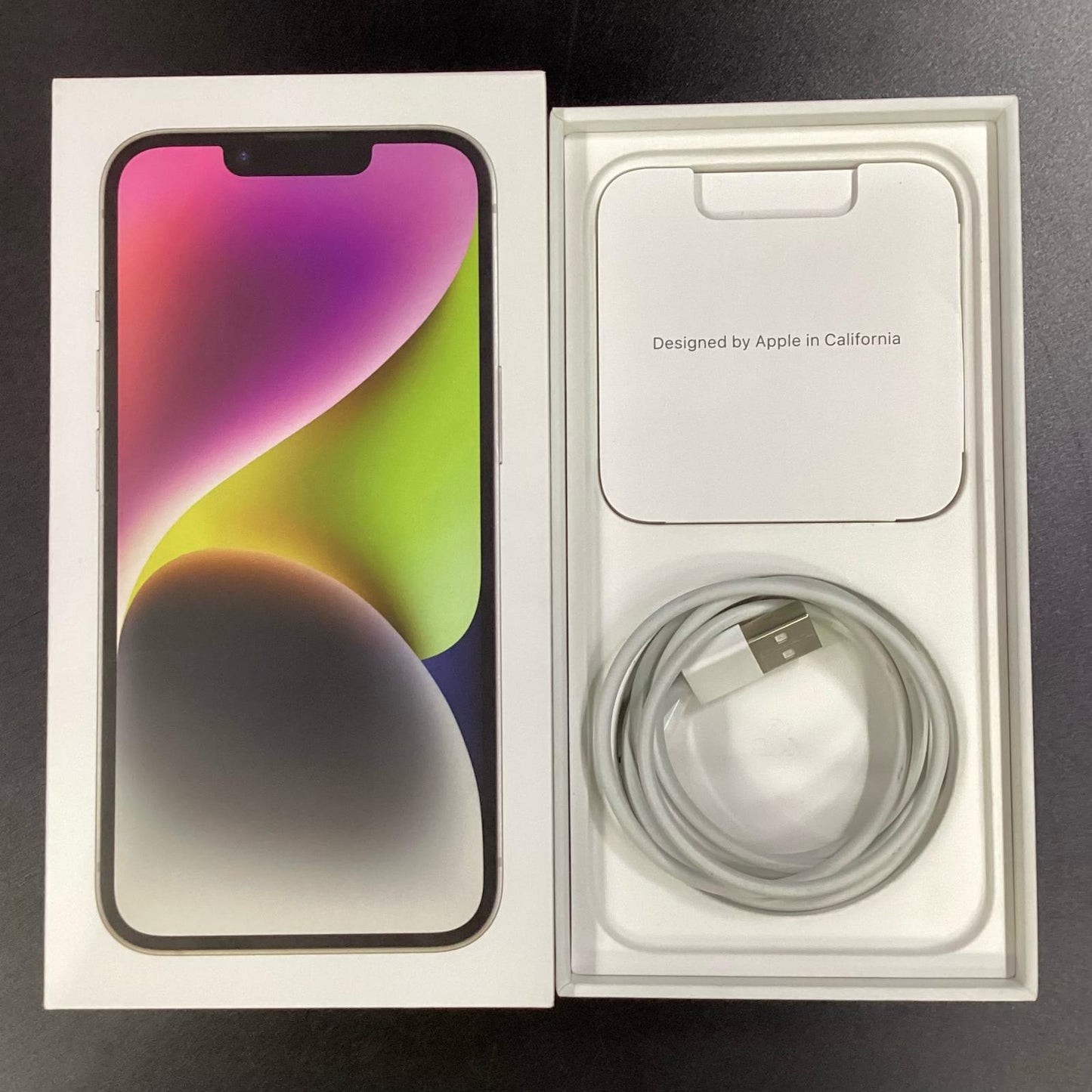 【最速発送】Apple iPhone iPhone 14 128GB スターライト SIMフリー 白ロム【難有】 85%