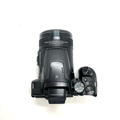 【全額返金保証】【最速発送】Nikon コンパクトデジタルカメラ COOLPIX P900 [ブラック] 超美品 動作確認済