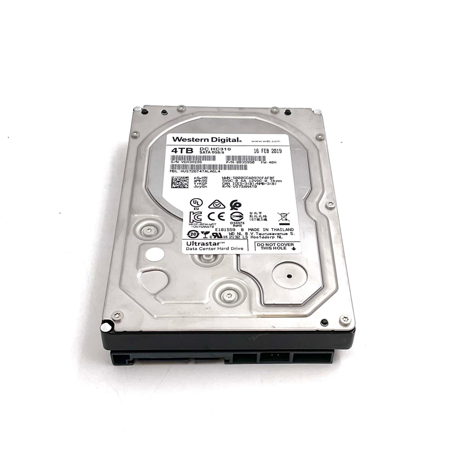 【全額返金保証】【最速発送】WD 4TB HUS726T4TALA6L4 美品 動作確認済