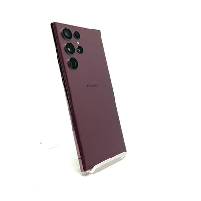 【最速発送】SAMSUNG Galaxy S22 Ultra 256GB バーガンディ Softbank SC-52C 白ロム【難有】