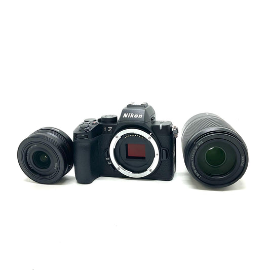【全額返金保証】【最速発送】Nikon デジタル一眼 Z50II ダブルズームキット ブラック 美品 動作確認済