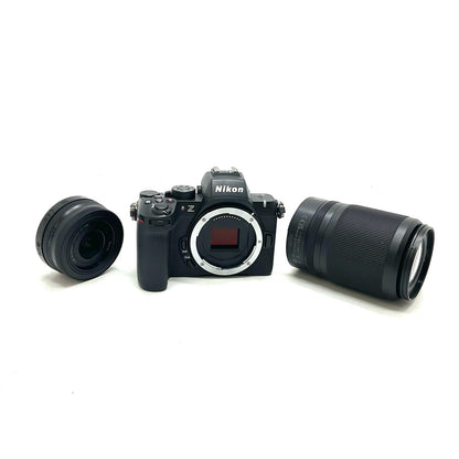 【全額返金保証】【最速発送】Nikon デジタル一眼 Z50II ダブルズームキット ブラック 美品 動作確認済