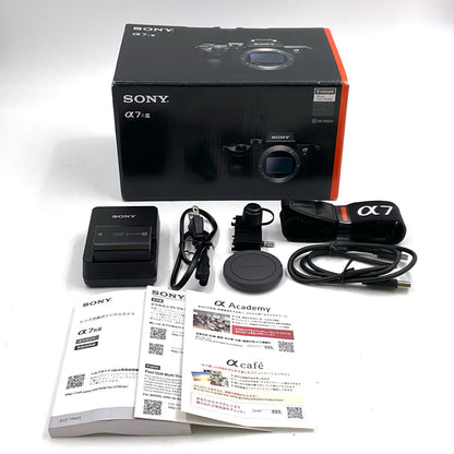 【全額返金保証】【最速発送】Sony デジタル一眼 α7R III ILCE-7RM3 ボディ ブラック 美品 動作確認済