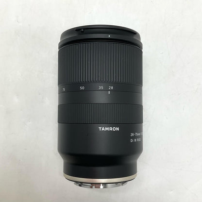 【全額返金保証】【最速発送】TAMRON 28-75mm F/2.8 Di III RXD (Model A036) 美品 動作確認済