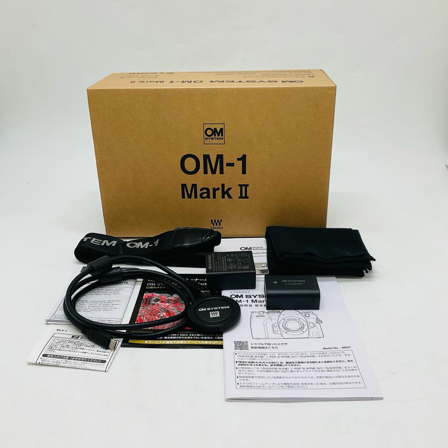 【全額返金保証】【最速発送】OM SYSTEM デジタル一眼 OM-1 Mark II ボディ ブラック 美品 動作確認済