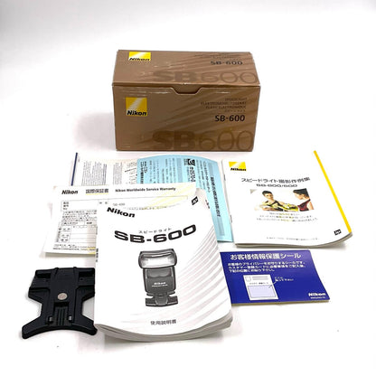 【全額返金保証】【最速発送】Nikon スピードライトSB-600 美品 動作確認済