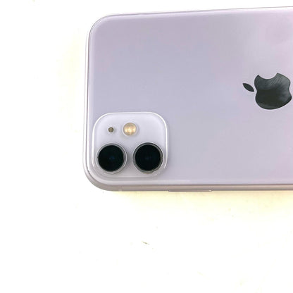 【全額返金保証】【最速発送】Apple iPhone iPhone 11 128GB パープル Softbank 白ロム 動作確認済 77%