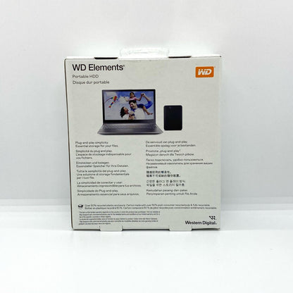 【全額返金保証】【最速発送】WD Elements ストレージ Portable HDD 4TB WDBU6Y0040BBK-WESN 新品未開封 即納OK