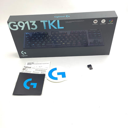 【全額返金保証】【最速発送】Logicool ワイヤレス G913 TKL G913-TKL-TCBK 美品 動作確認済