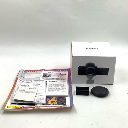 【全額返金保証】【最速発送】Sony デジタル一眼 VLOGCAM ZV-E10 ボディ ブラック 動作確認済