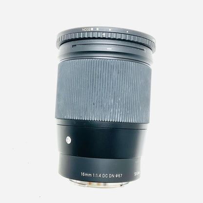 【最速発送】SIGMA 16mm F1.4 DC DN [ソニー用]【難有】