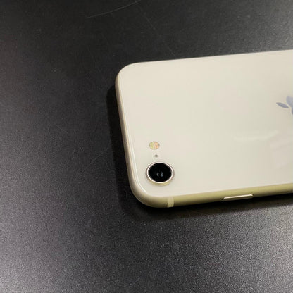 【全額返金保証】【最速発送】Apple iPhone iPhone SE（第3世代） 64GB スターライト Softbank 白ロム 動作確認済 90%