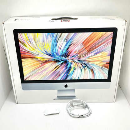 【全額返金保証】【最速発送】Apple iMac 27インチ 3.4GHz クアッドコア Intel Core i5 24GB SSD 32GB シルバー 美品 動作確認済