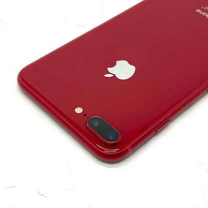 【最速発送】Apple iPhone iPhone 8 Plus 64GB レッド au SIMフリー 白ロム【難有】 72%