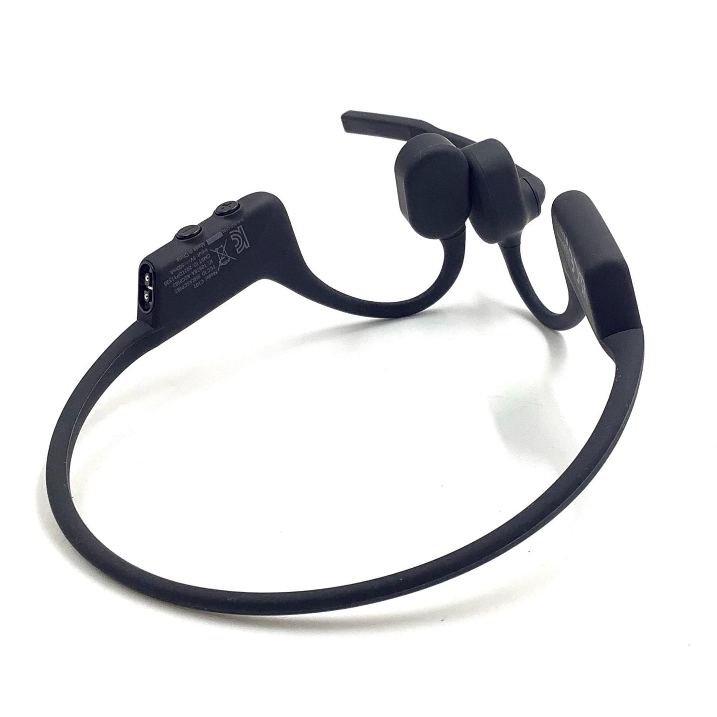 【全額返金保証】【最速発送】Shokz 骨伝導Bluetoothヘッドセット C102-AA 美品 動作確認済