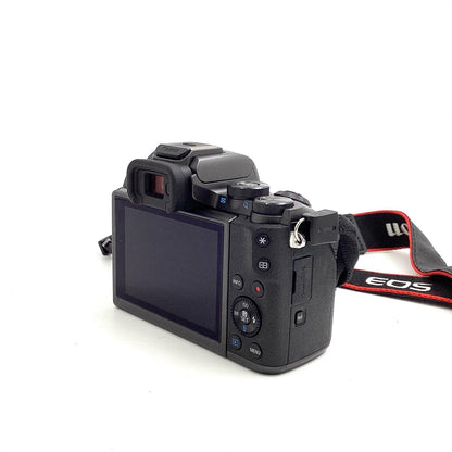 【全額返金保証】【最速発送】Canon デジタル一眼 EOS M5 ボディ ブラック 美品 動作確認済