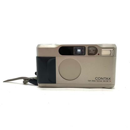 【全額返金保証】【最速発送】CONTAX T2 チタンシルバー 動作確認済