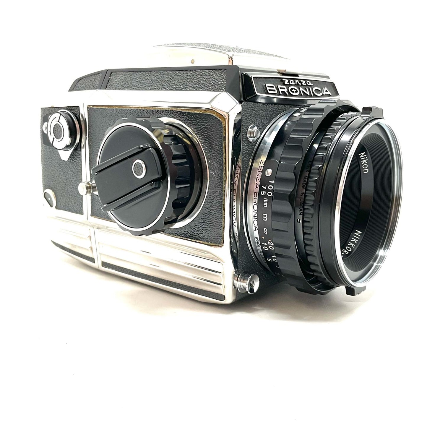 【最速発送】 ZENZA BRONICA S2 後期 Nikon NIKKOR-P 75mm F2.8【難有】