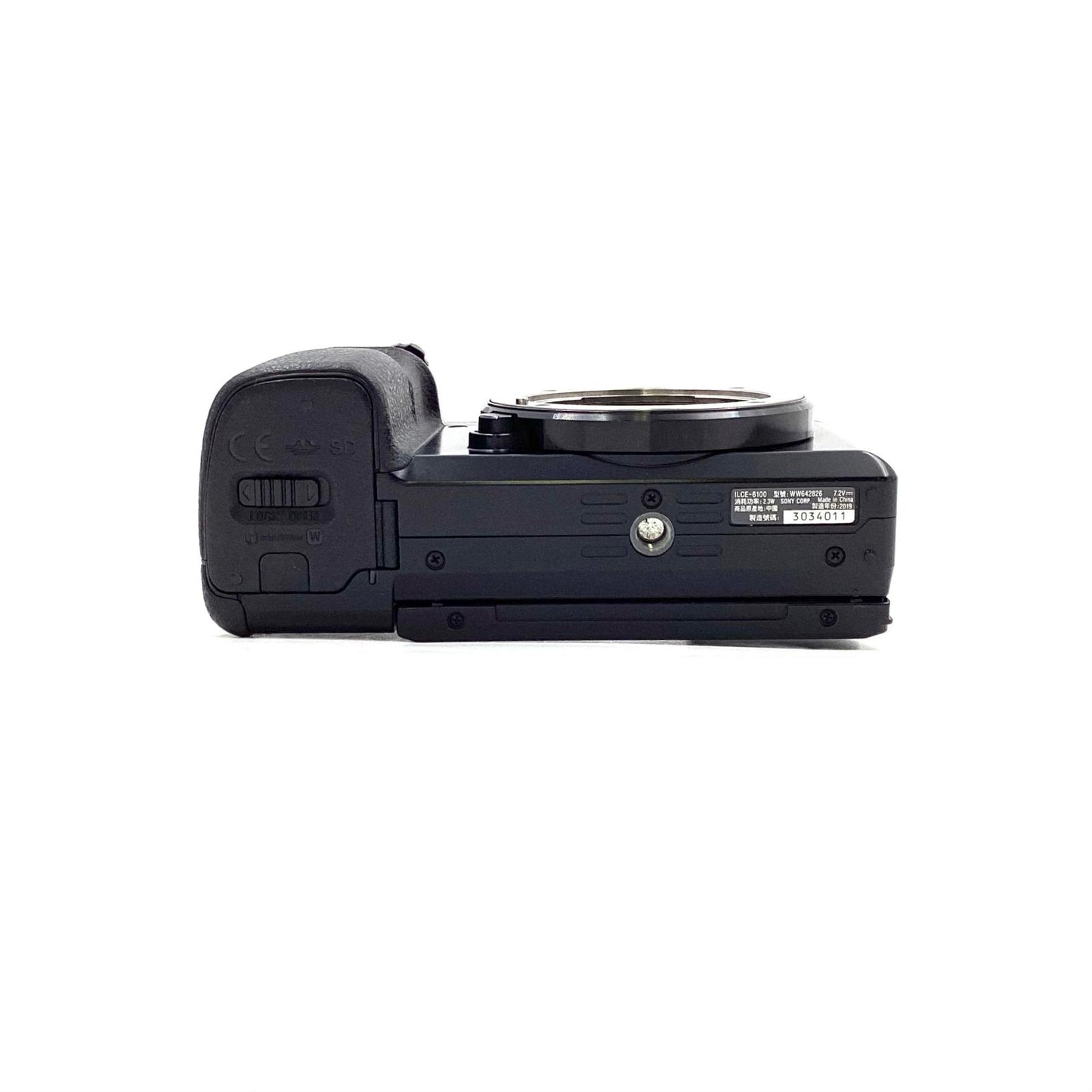 【全額返金保証】【最速発送】Sony デジタル一眼 α6100 ボディ ILCE-6100 ブラック 美品 動作確認済