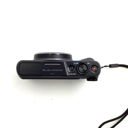 【全額返金保証】【最速発送】Canon コンパクトデジタルカメラ PowerShot SX720 HS ブラック 動作確認済