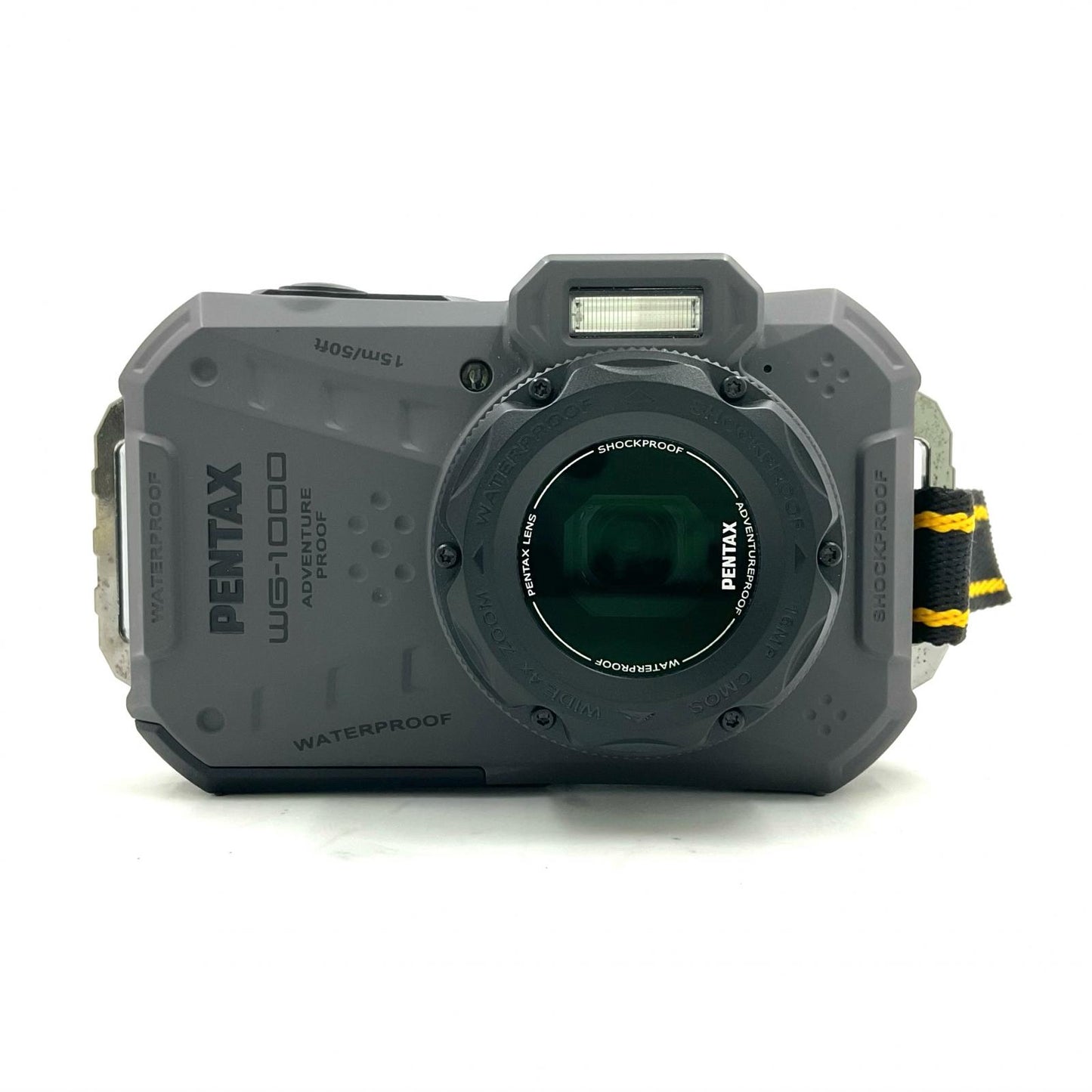 【全額返金保証】【最速発送】PENTAX コンパクトデジタルカメラ WG-1000 グレー 美品 動作確認済