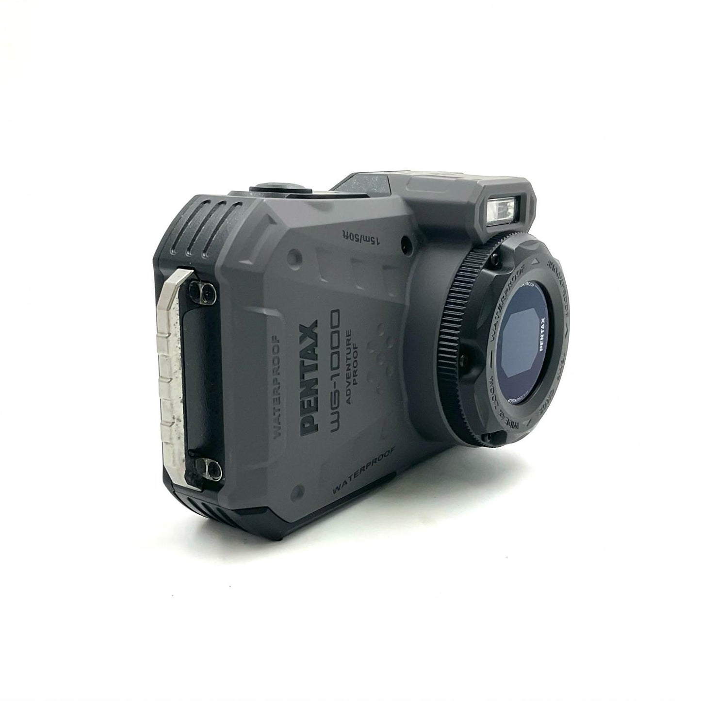 【全額返金保証】【最速発送】PENTAX コンパクトデジタルカメラ WG-1000 グレー 美品 動作確認済