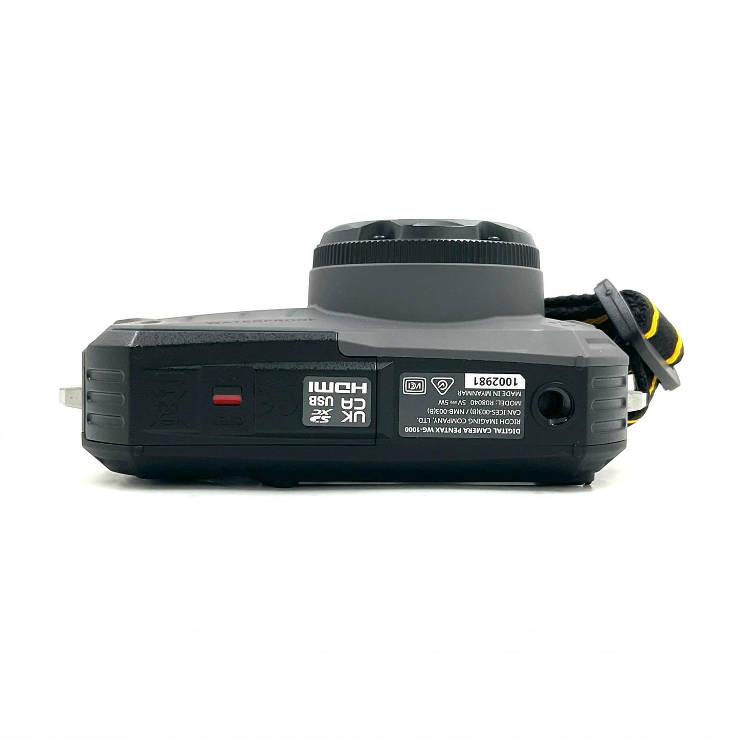 【全額返金保証】【最速発送】PENTAX コンパクトデジタルカメラ WG-1000 グレー 美品 動作確認済