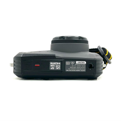 【全額返金保証】【最速発送】PENTAX コンパクトデジタルカメラ WG-1000 グレー 美品 動作確認済