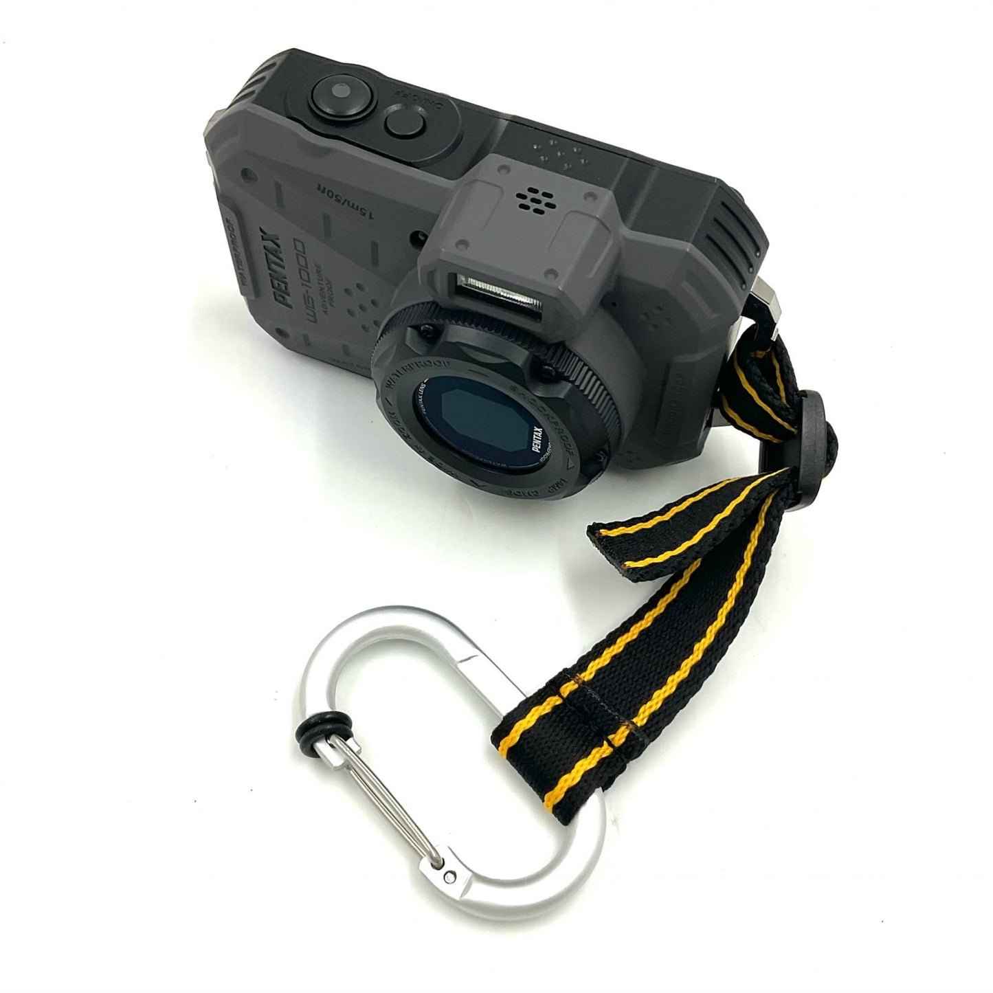 【全額返金保証】【最速発送】PENTAX コンパクトデジタルカメラ WG-1000 グレー 美品 動作確認済