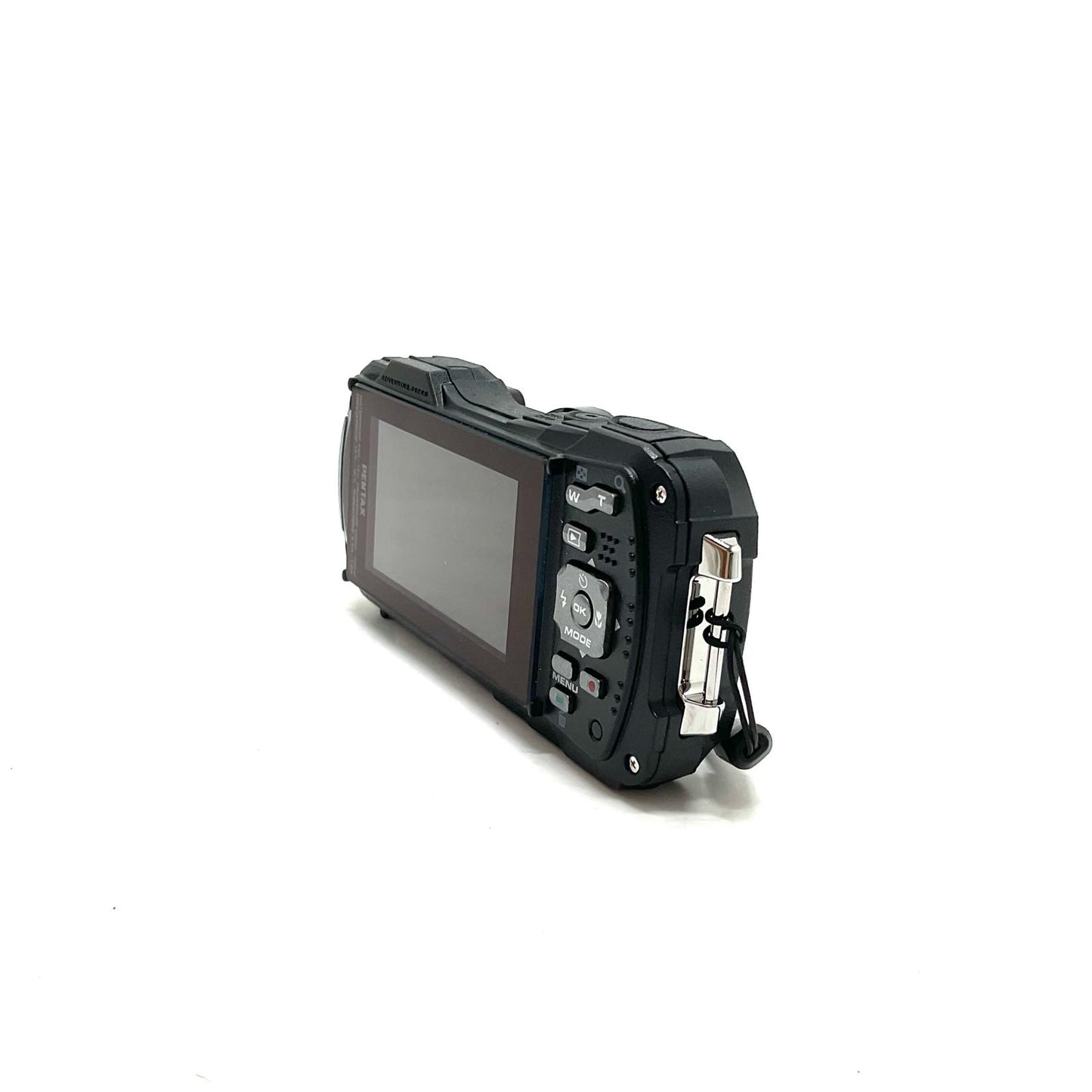 【全額返金保証】【最速発送】PENTAX コンパクトデジタルカメラ WG-90 ブラック 美品 動作確認済