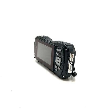 【全額返金保証】【最速発送】PENTAX コンパクトデジタルカメラ WG-90 ブラック 美品 動作確認済