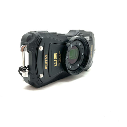 【全額返金保証】【最速発送】PENTAX コンパクトデジタルカメラ WG-90 ブラック 美品 動作確認済