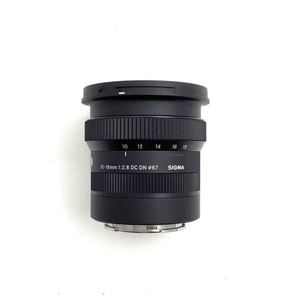 【全額返金保証】【最速発送】SIGMA C 10-18mm F2.8 DC SONY Eマウント 超美品 動作確認済