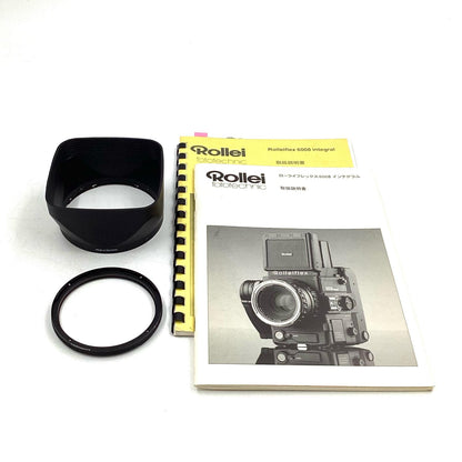 【全額返金保証】【最速発送】 Rolleiflex 6008 integral Planar 80mm F2.8 HFT 美品 動作確認済