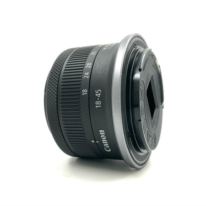 【全額返金保証】【最速発送】Canon RF-S 18-45mm F4.5-6.3 IS STM 美品 動作確認済