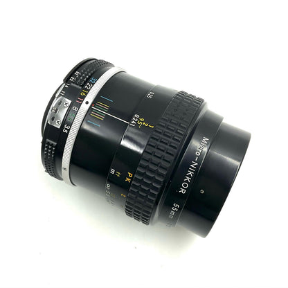 【全額返金保証】【最速発送】Nikon AI 55mm F3.5 美品 動作確認済