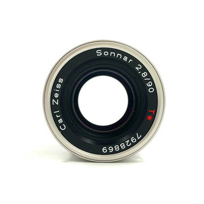 【全額返金保証】【最速発送】CONTAX Carl Zeiss Sonnar G 90mm f2.8 美品 動作確認済