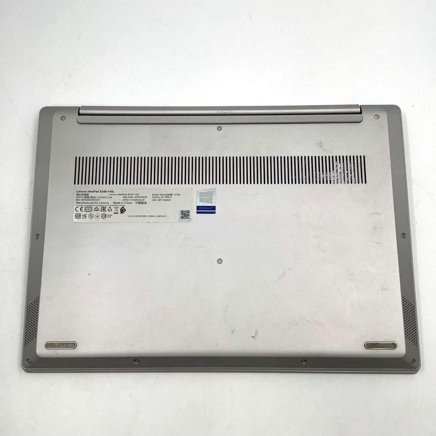 【全額返金保証】【最速発送】Lenovo IDEAPAD S340-14IIL 81VV Intel(R) Core(TM) i7-1065G7 CPU @ 1.30GHz 8GB M.2 SSD 512GB 100% 動作確認済