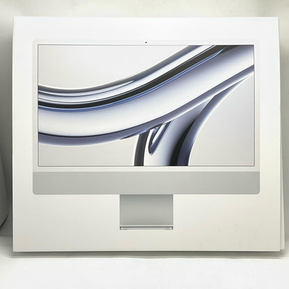 【全額返金保証】【最速発送】Apple iMac 24インチ Apple M3 8GB SSD 256GB シルバー 美品 動作確認済