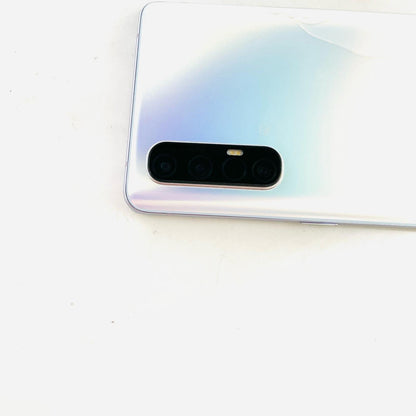 【最速発送】OPPO Reno 3 5G 128GB アイスブルー Softbank A001OP 白ロム【難有】
