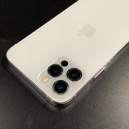 【全額返金保証】【最速発送】Apple iPhone iPhone 12 Pro 128GB シルバー au 白ロム 動作確認済 76%