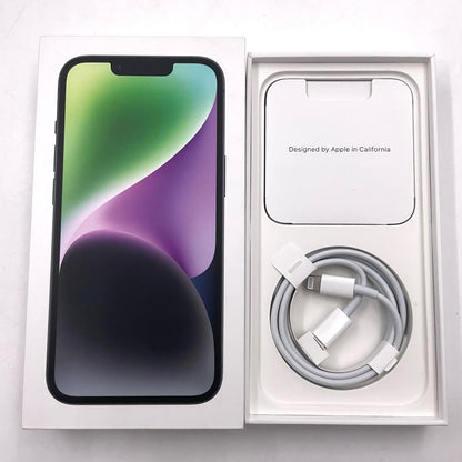 【全額返金保証】【最速発送】Apple iPhone iPhone 14 128GB ミッドナイト docomo SIMフリー 白ロム 動作確認済 78%
