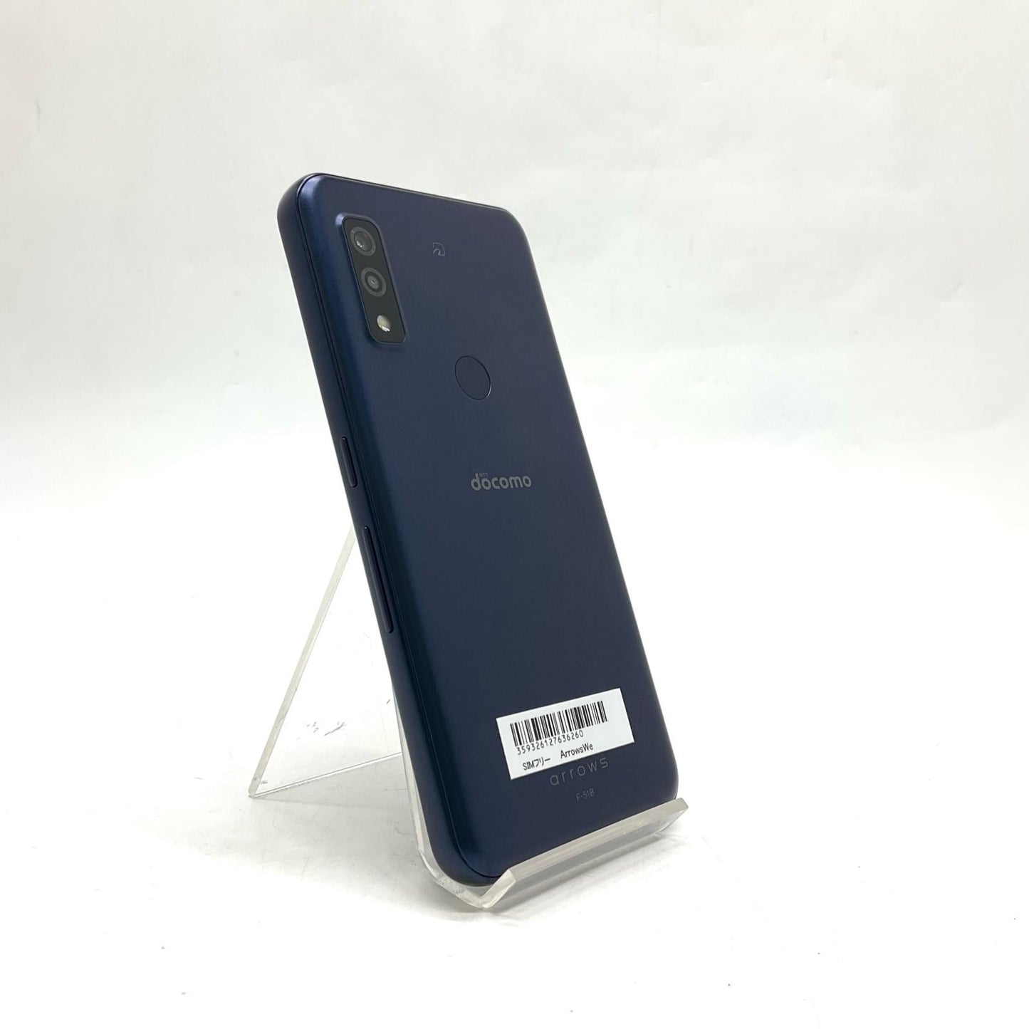 【全額返金保証】【最速発送】FCNT arrows We F-51B 64GB ネイビー docomo F-51B 白ロム 美品 動作確認済
