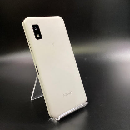 【全額返金保証】【最速発送】SHARP AQUOS wish3 64GB ホワイト SIMフリー SH-M25 白ロム 美品 動作確認済