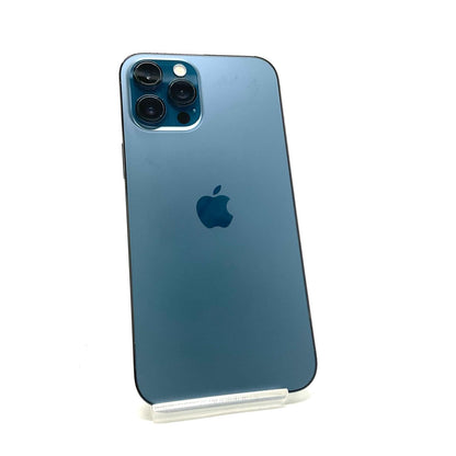 【全額返金保証】【最速発送】Apple iPhone iPhone 12 Pro Max 128GB パシフィックブルー Softbank SIMフリー 白ロム 動作確認済 72%