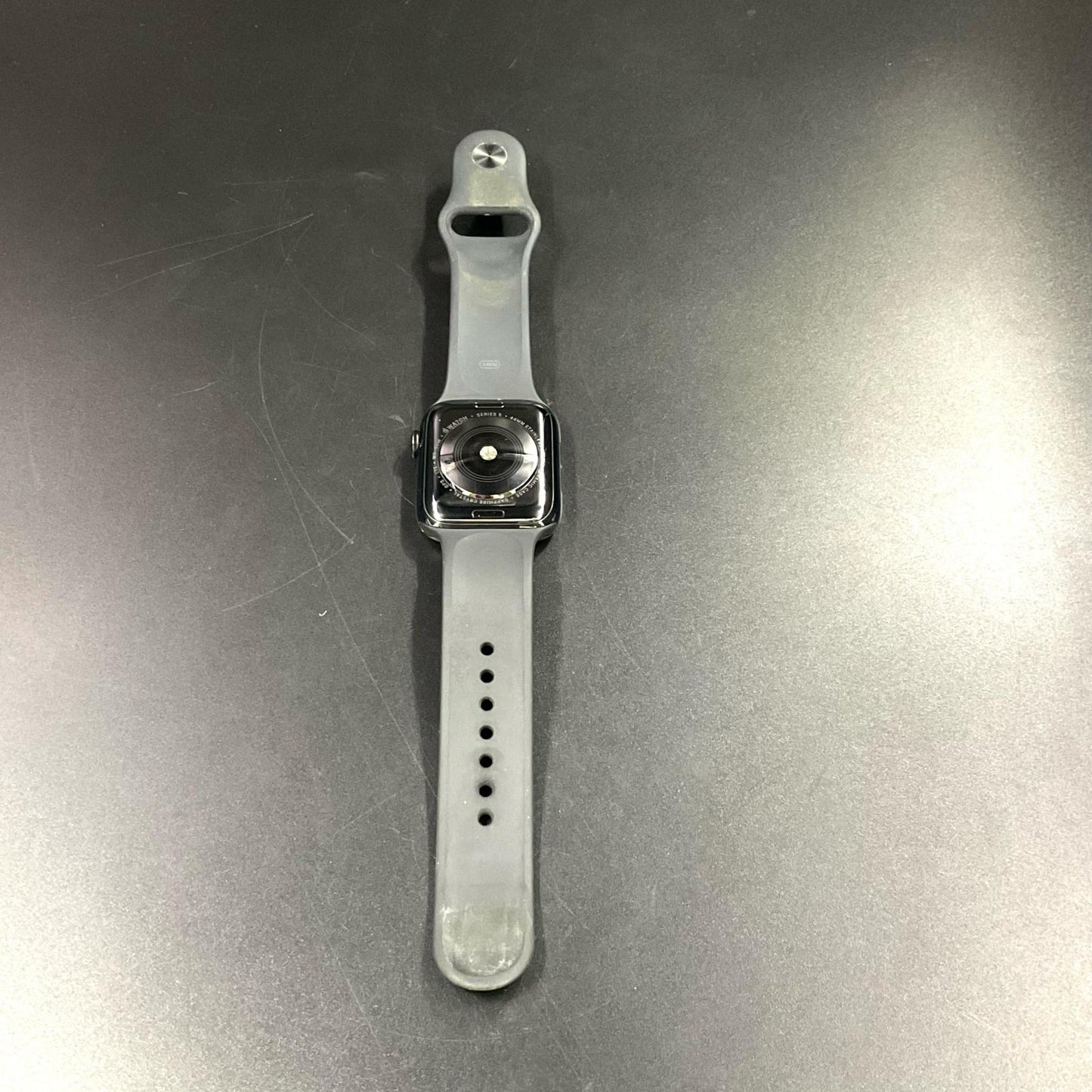【全額返金保証】【最速発送】Apple Watch Series 5 ステンレススチール 44mm GPS+Cellular 白ロム 66% 動作確認済