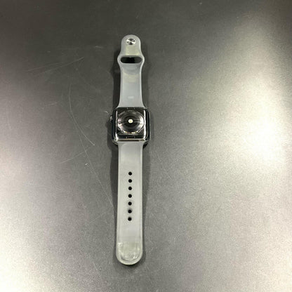 【全額返金保証】【最速発送】Apple Watch Series 5 ステンレススチール 44mm GPS+Cellular 白ロム 66% 動作確認済